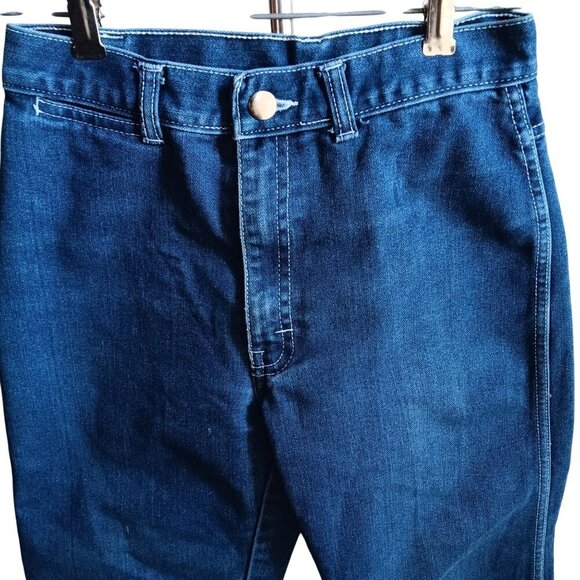 14 26x26 Vintage 1980's Girls Jeans DISCO POCKET RAYON DENIM STRAIGHT FASHION - Picture 4 of 5